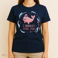 I Whaley Love You Whale T-Shirt thumb 4