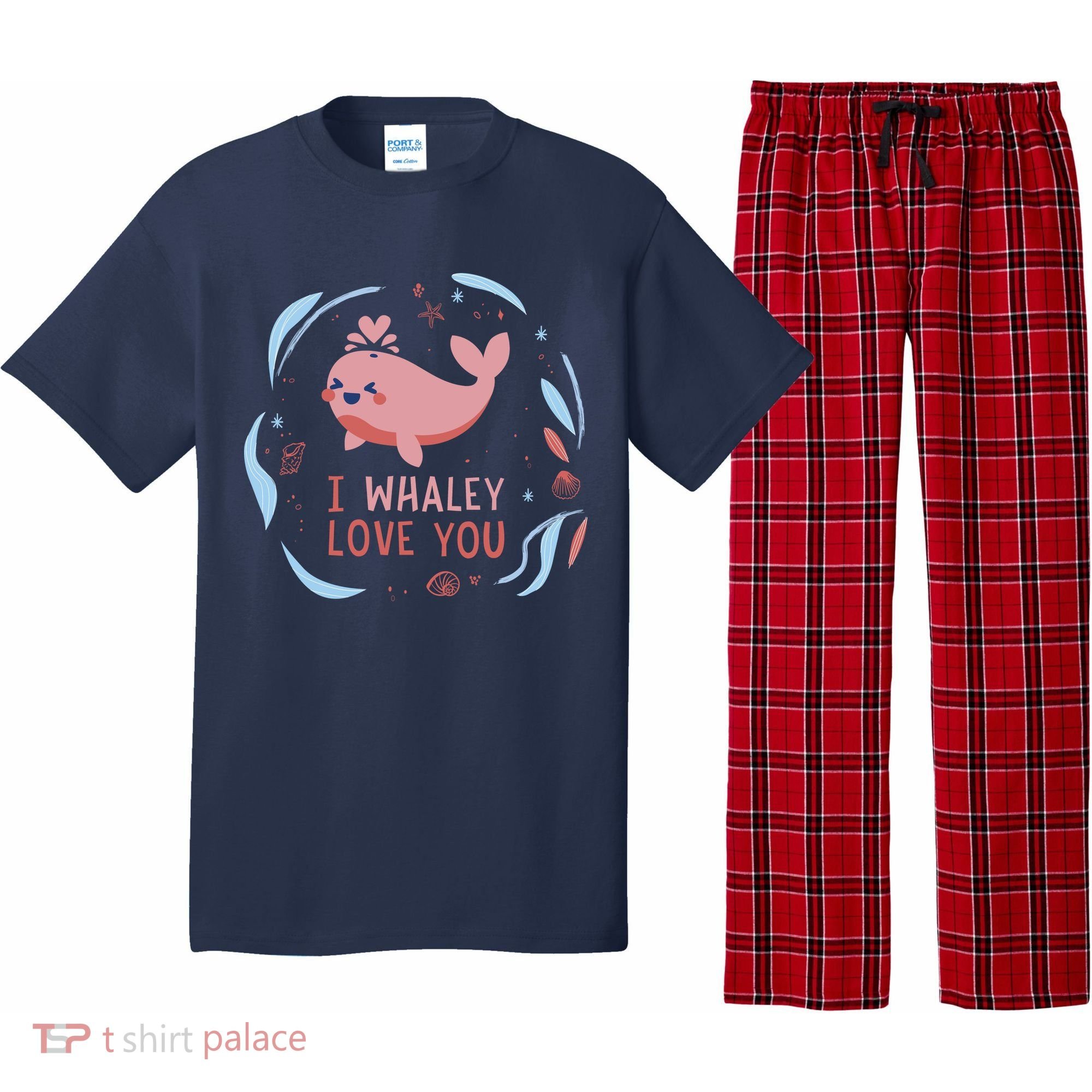 I Whaley Love You Whale Pajama Set