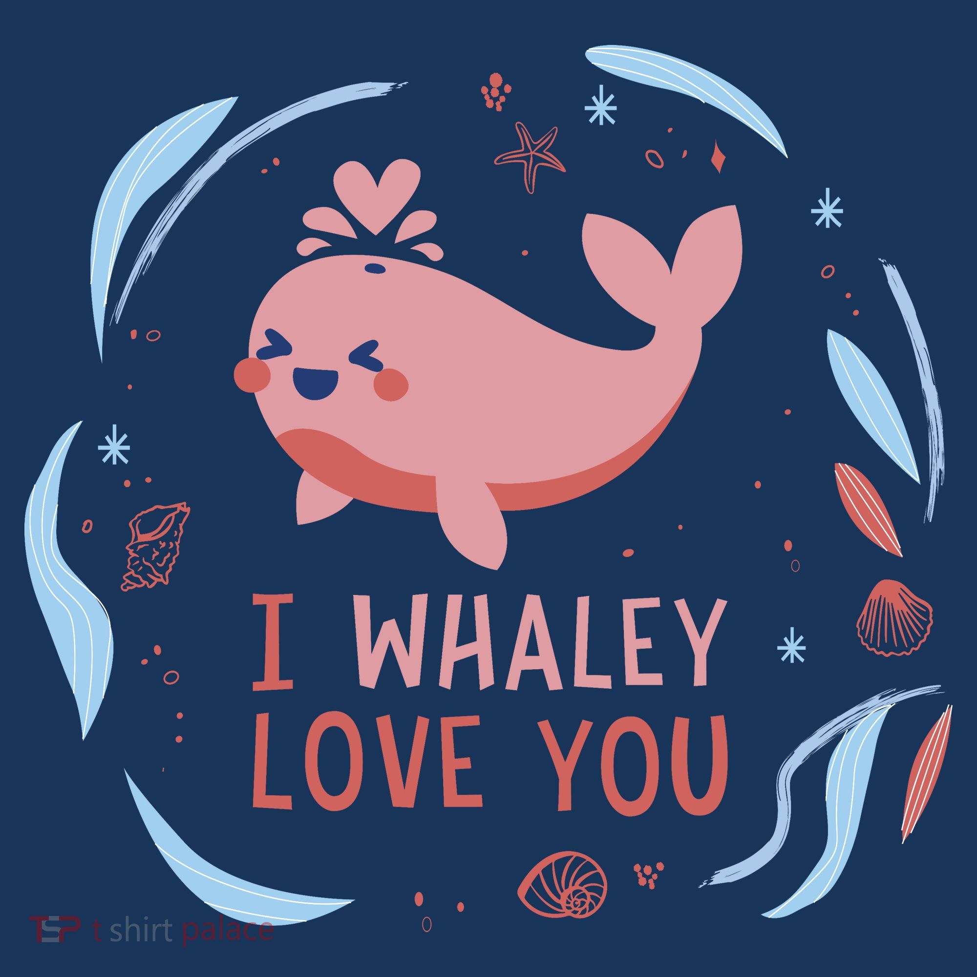 I Whaley Love You Whale Mousepad