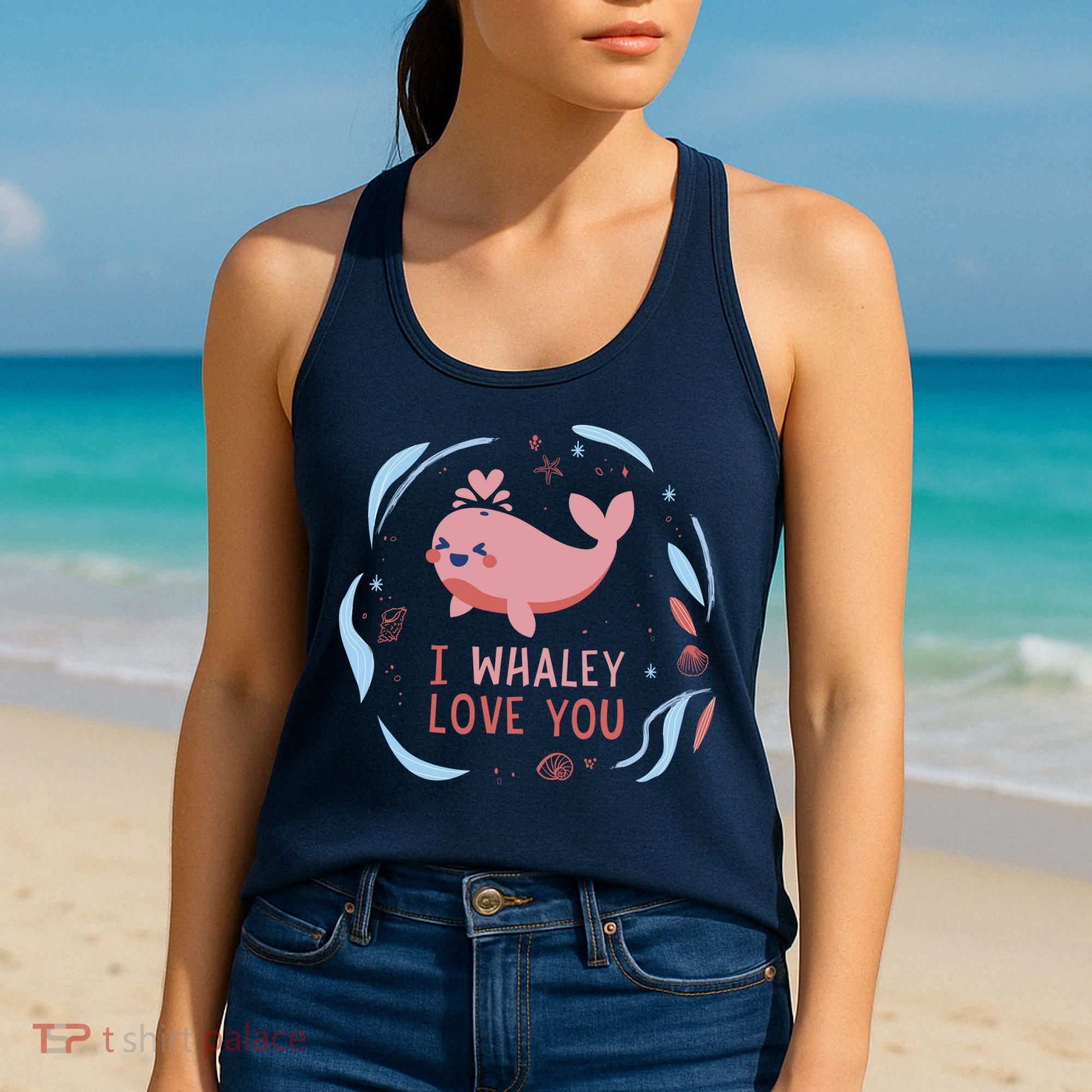I Whaley Love You Whale Women's Tank Top