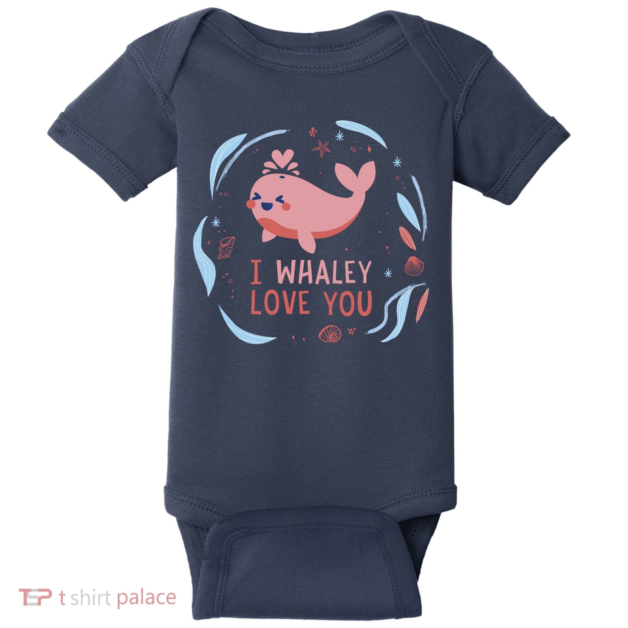 I Whaley Love You Whale Baby Bodysuit