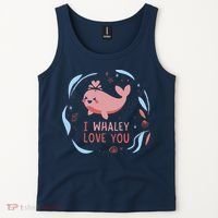I Whaley Love You Whale Tank Top thumb 2