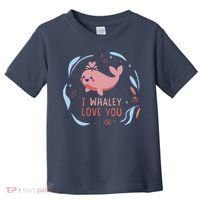 I Whaley Love You Whale Toddler T-Shirt thumb 0