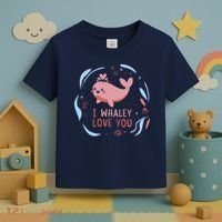 I Whaley Love You Whale Toddler T-Shirt thumb 3