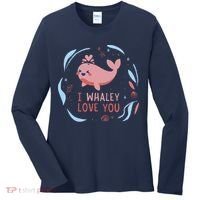 I Whaley Love You Whale Women's Long Sleeve Shirt thumb 0