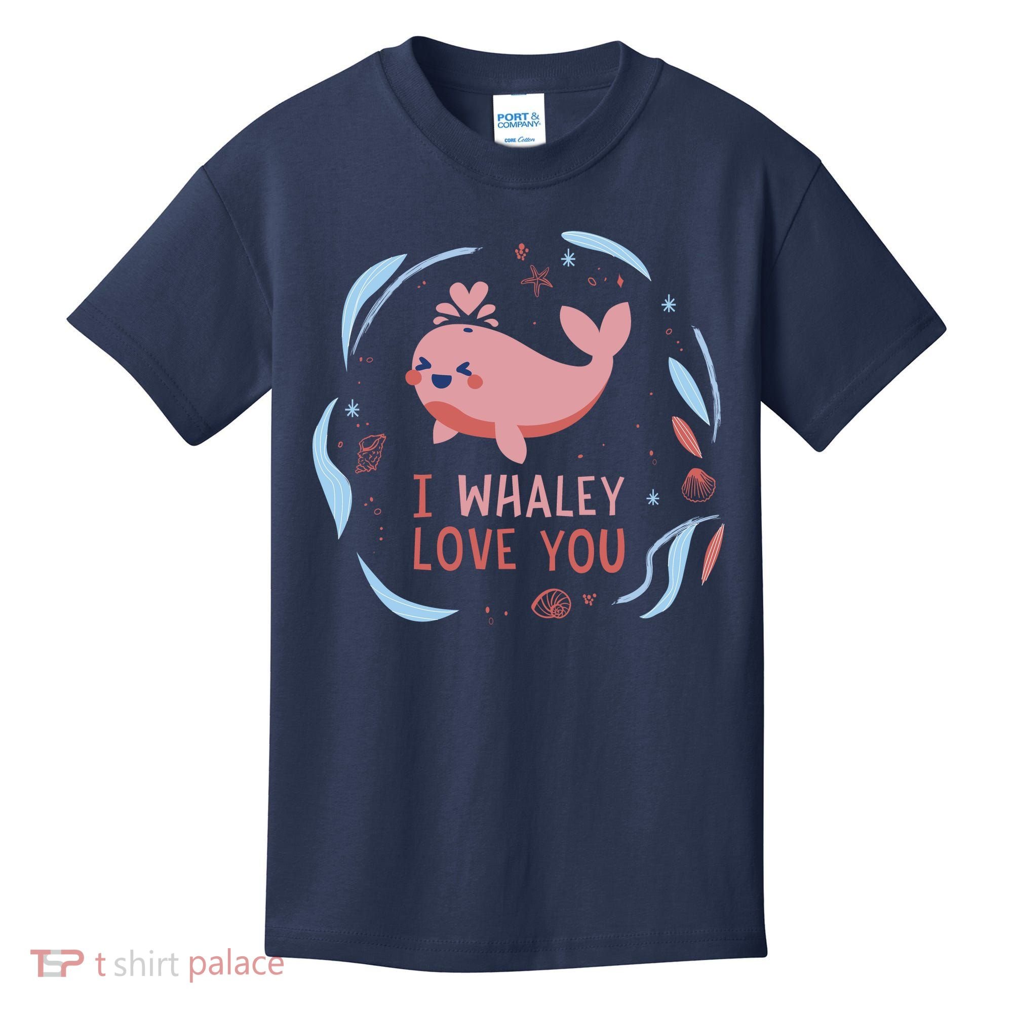 I Whaley Love You Whale Kids T-Shirt