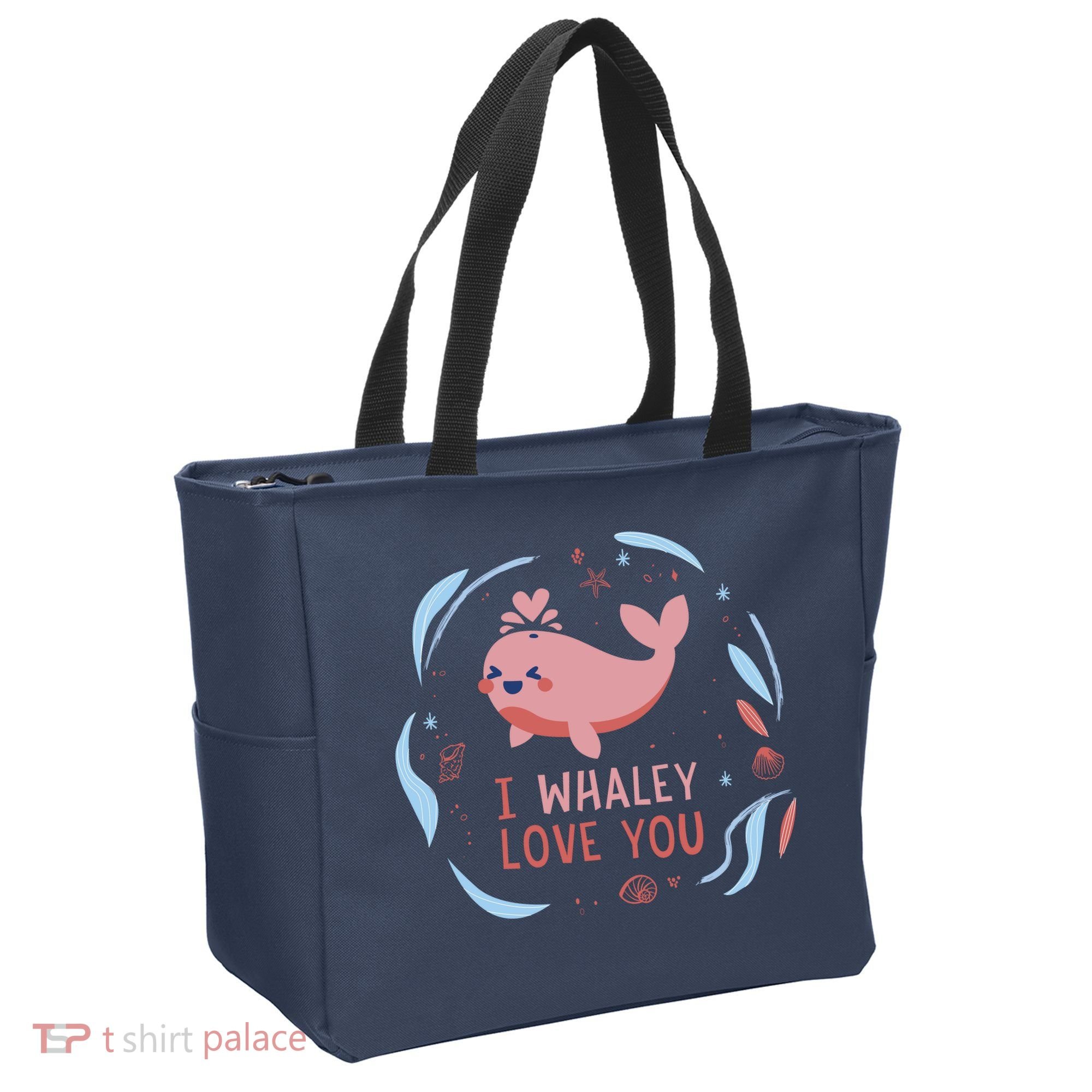 I Whaley Love You Whale Tote Bag