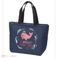 I Whaley Love You Whale Tote Bag thumb 3