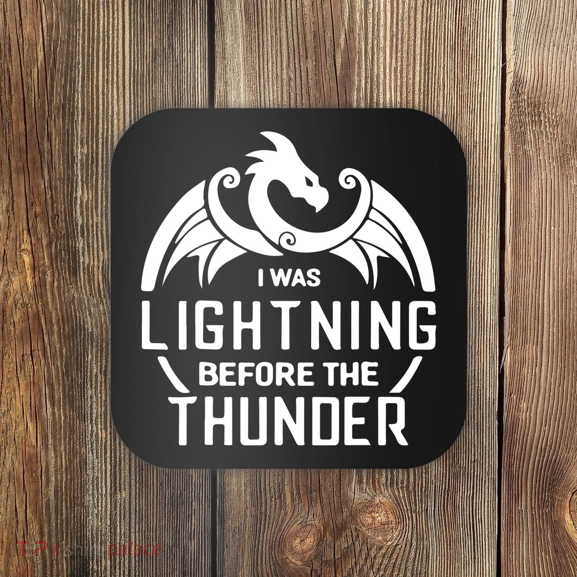 I Was Lightning Before The Thunder Coaster