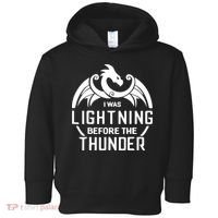 I Was Lightning Before The Thunder Toddler Hoodie thumb 0