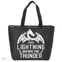 I Was Lightning Before The Thunder Tote Bag thumb 0