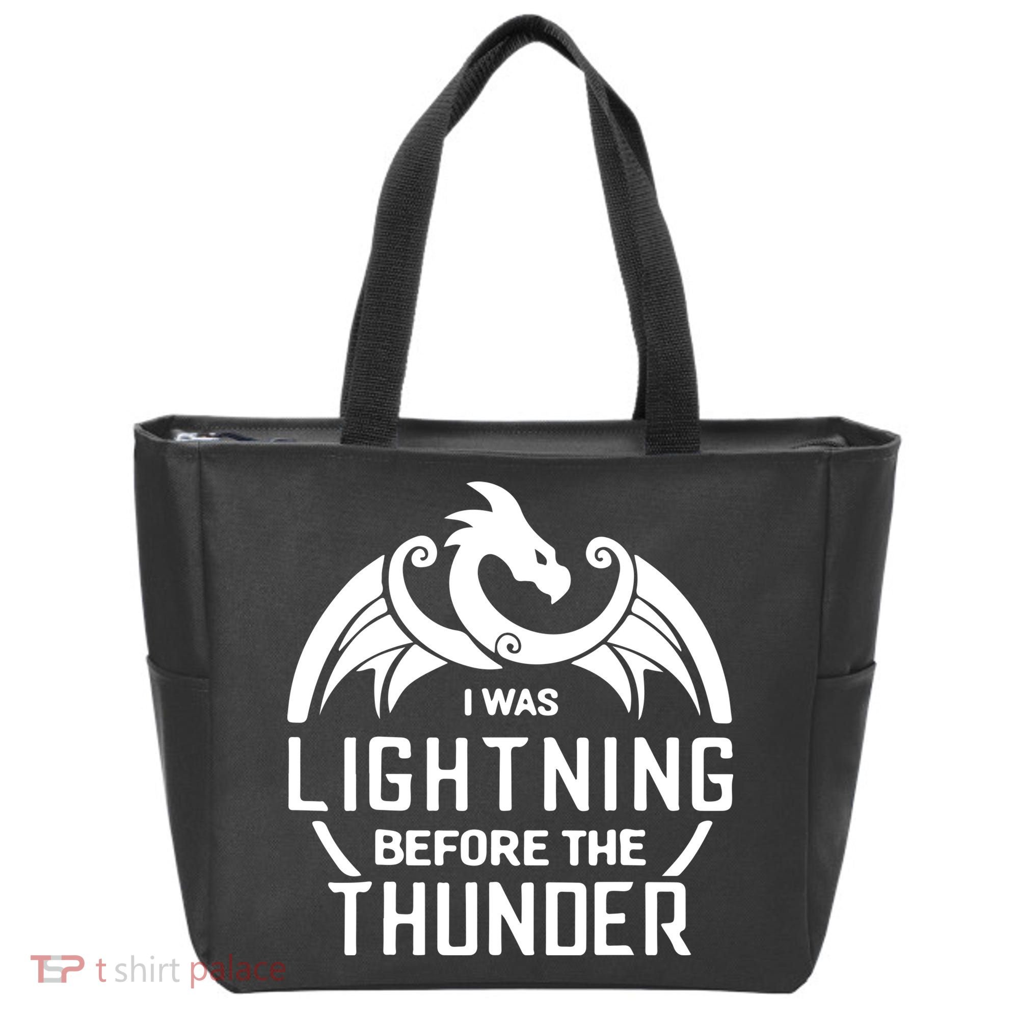 I Was Lightning Before The Thunder Tote Bag