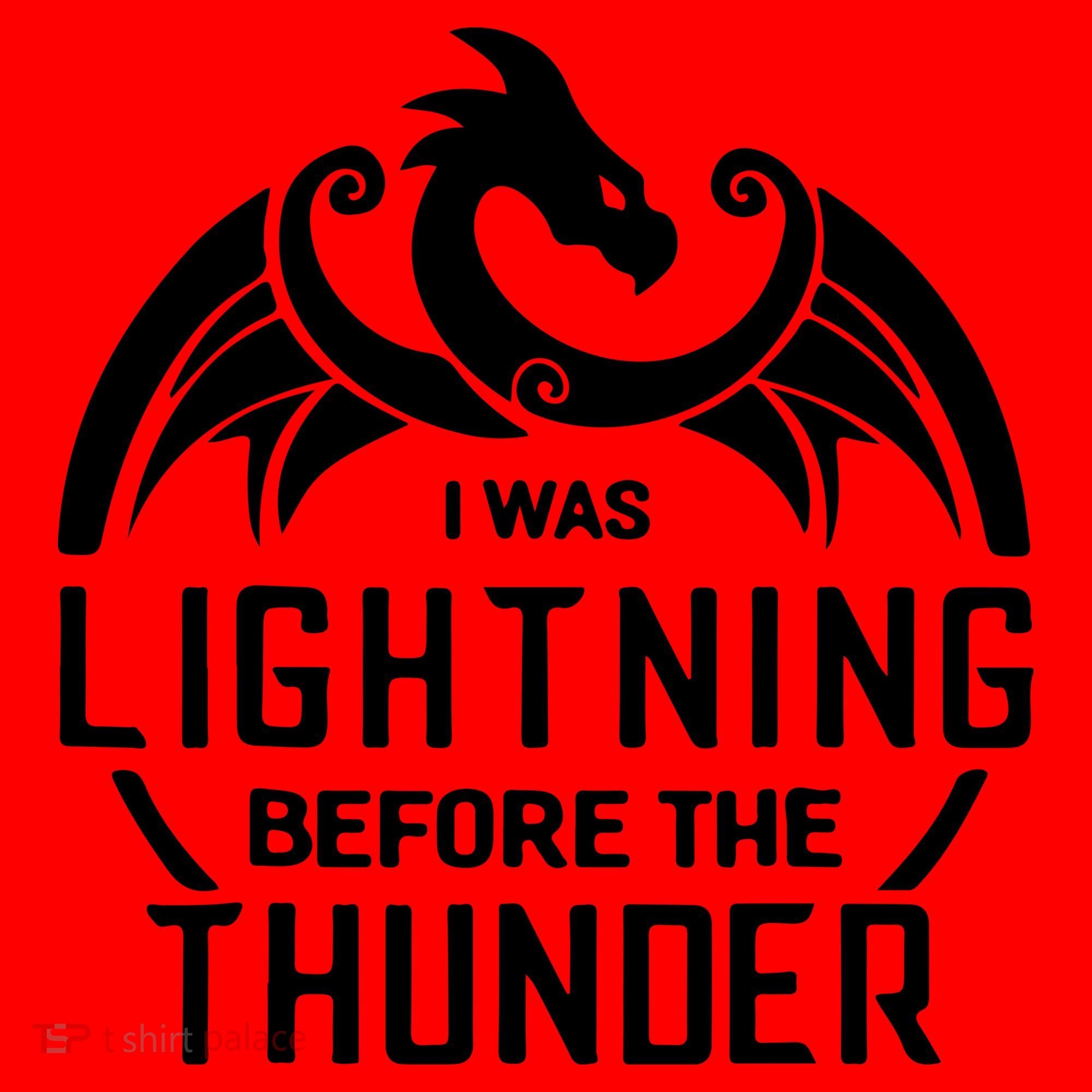 I Was Lightning Before The Thunder Santa Hat