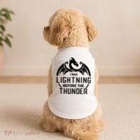 I Was Lightning Before The Thunder Doggie Tank thumb 2