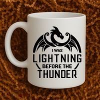 I Was Lightning Before The Thunder Coffee Mug thumb 2