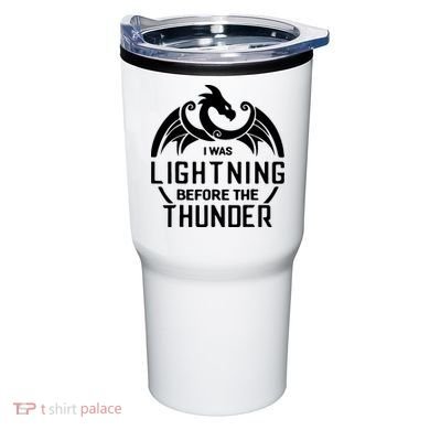 I Was Lightning Before The Thunder Tumbler