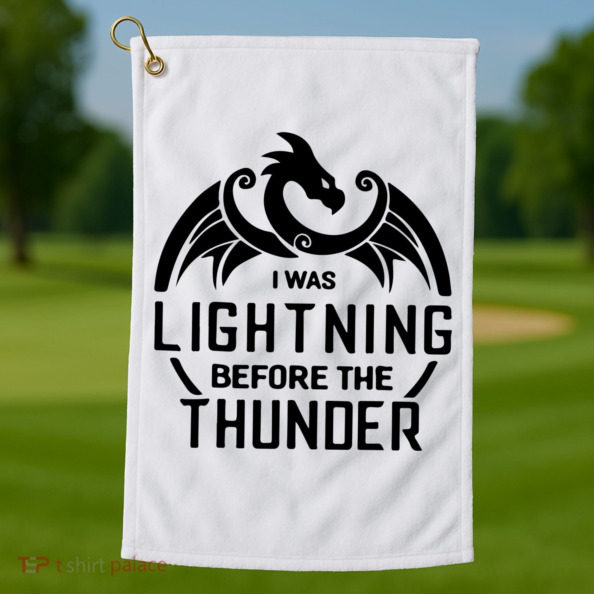 I Was Lightning Before The Thunder Golf Towel