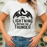 I Was Lightning Before The Thunder Women's T-Shirt thumb 2