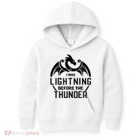 I Was Lightning Before The Thunder Kids Hoodie thumb 0