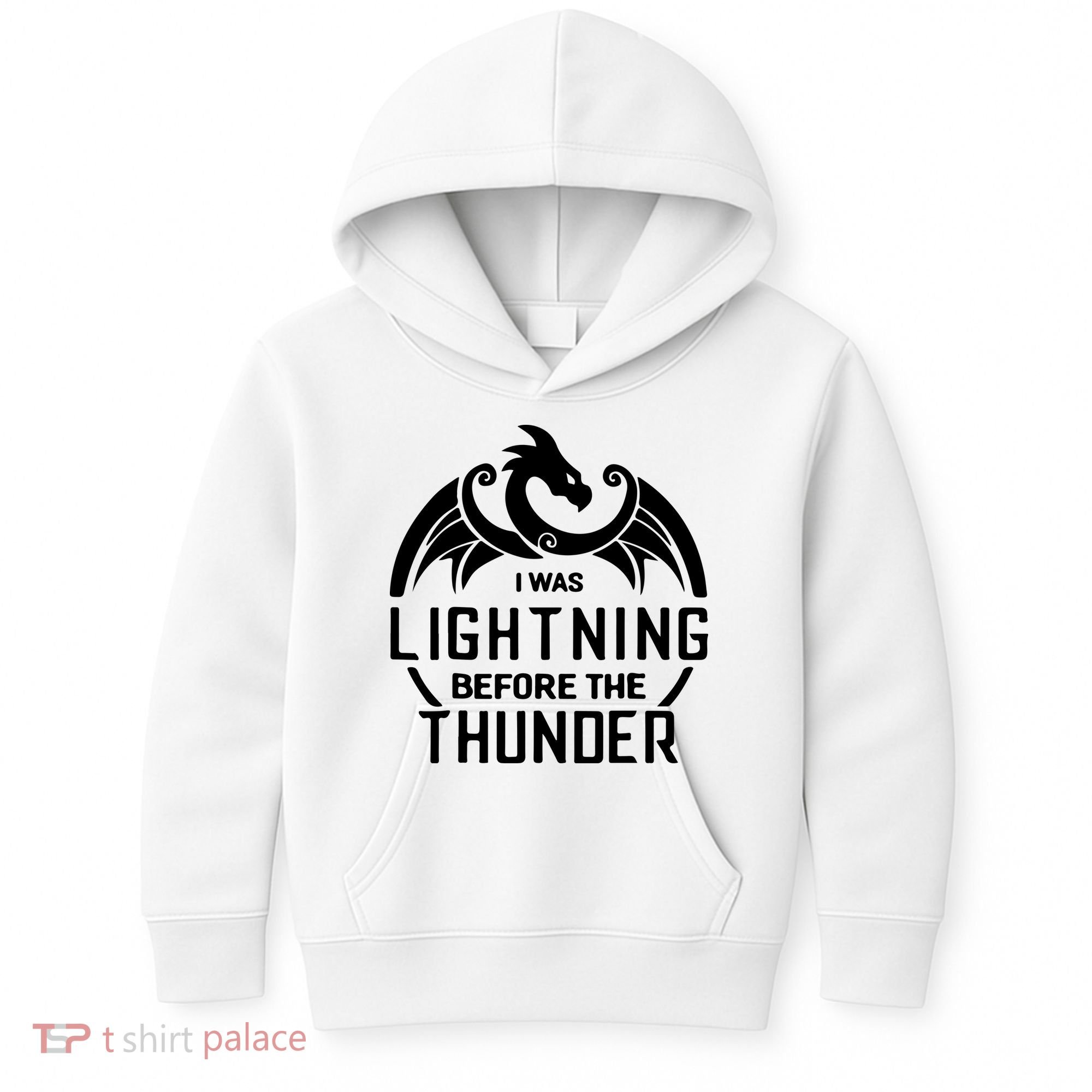 I Was Lightning Before The Thunder Kids Hoodie