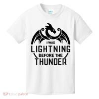 I Was Lightning Before The Thunder Kids T-Shirt thumb 0
