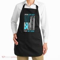 I Wear Light Blue For My Dad Prostate Cancer Awareness Apron thumb 2