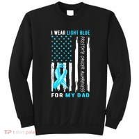 I Wear Light Blue For My Dad Prostate Cancer Awareness Sweatshirt thumb 0