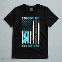 I Wear Light Blue For My Dad Prostate Cancer Awareness T-Shirt thumb 5