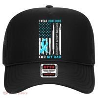 I Wear Light Blue For My Dad Prostate Cancer Awareness Hat thumb 0