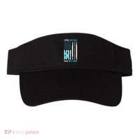 I Wear Light Blue For My Dad Prostate Cancer Awareness Visor thumb 0