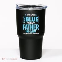 I Wear Light Blue For My Father In Law Prostate Cancer Tumbler thumb 0
