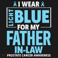 I Wear Light Blue For My Father In Law Prostate Cancer Mousepad thumb 1
