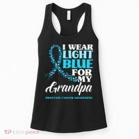 I Wear Light Blue For My Grandpa Prostate Cancer Awareness Women's Tank Top thumb 0