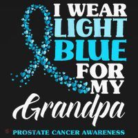I Wear Light Blue For My Grandpa Prostate Cancer Awareness Women's Tank Top thumb 5