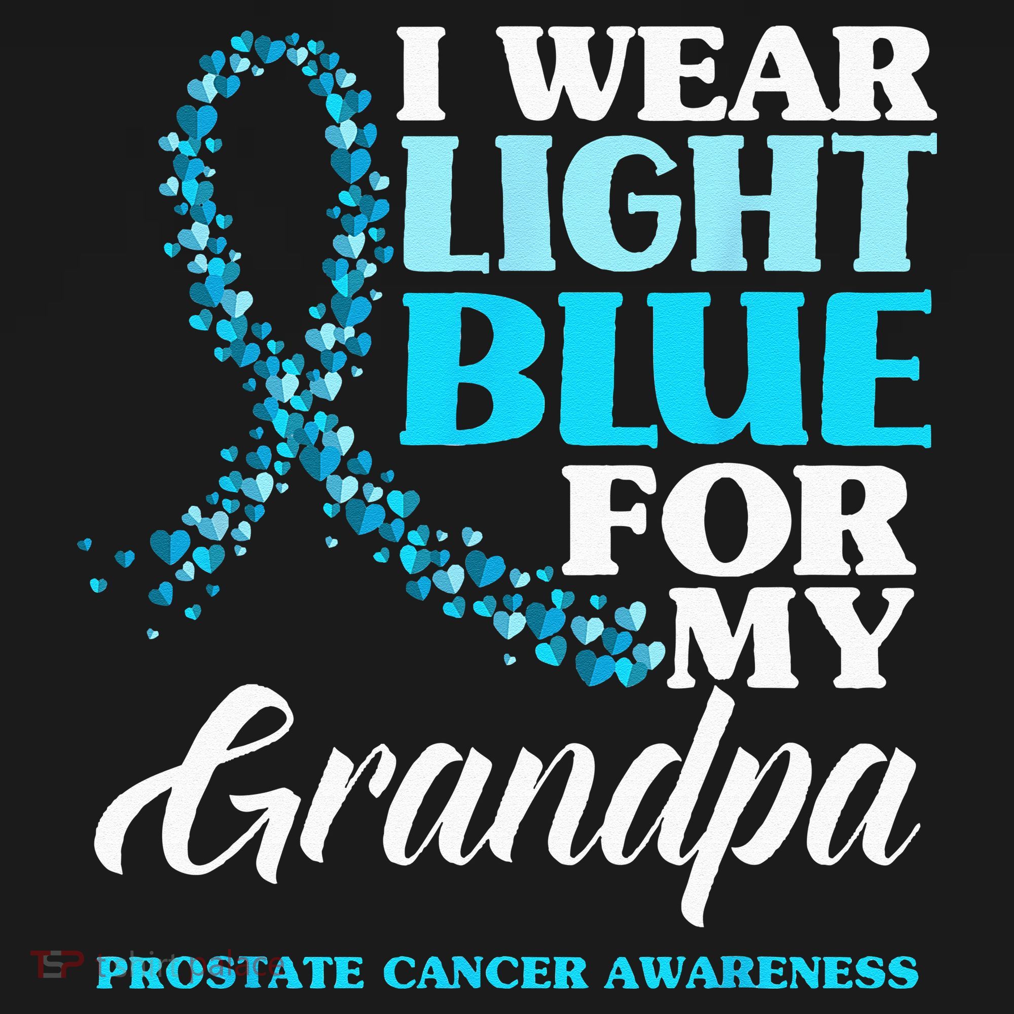 I Wear Light Blue For My Grandpa Prostate Cancer Awareness Women's Tank Top