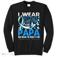 I Wear Light Blue For My Papa Prostate Cancer Awareness Sweatshirt thumb 0