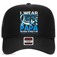 I Wear Light Blue For My Papa Prostate Cancer Awareness Hat thumb 0