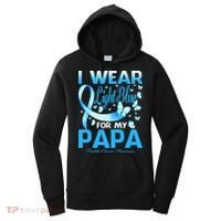 I Wear Light Blue For My Papa Prostate Cancer Awareness Women's Hoodie thumb 0