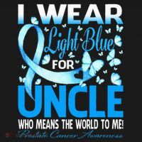 I Wear Light Blue For My Uncle Prostate Cancer Awareness Sweatshirt thumb 3