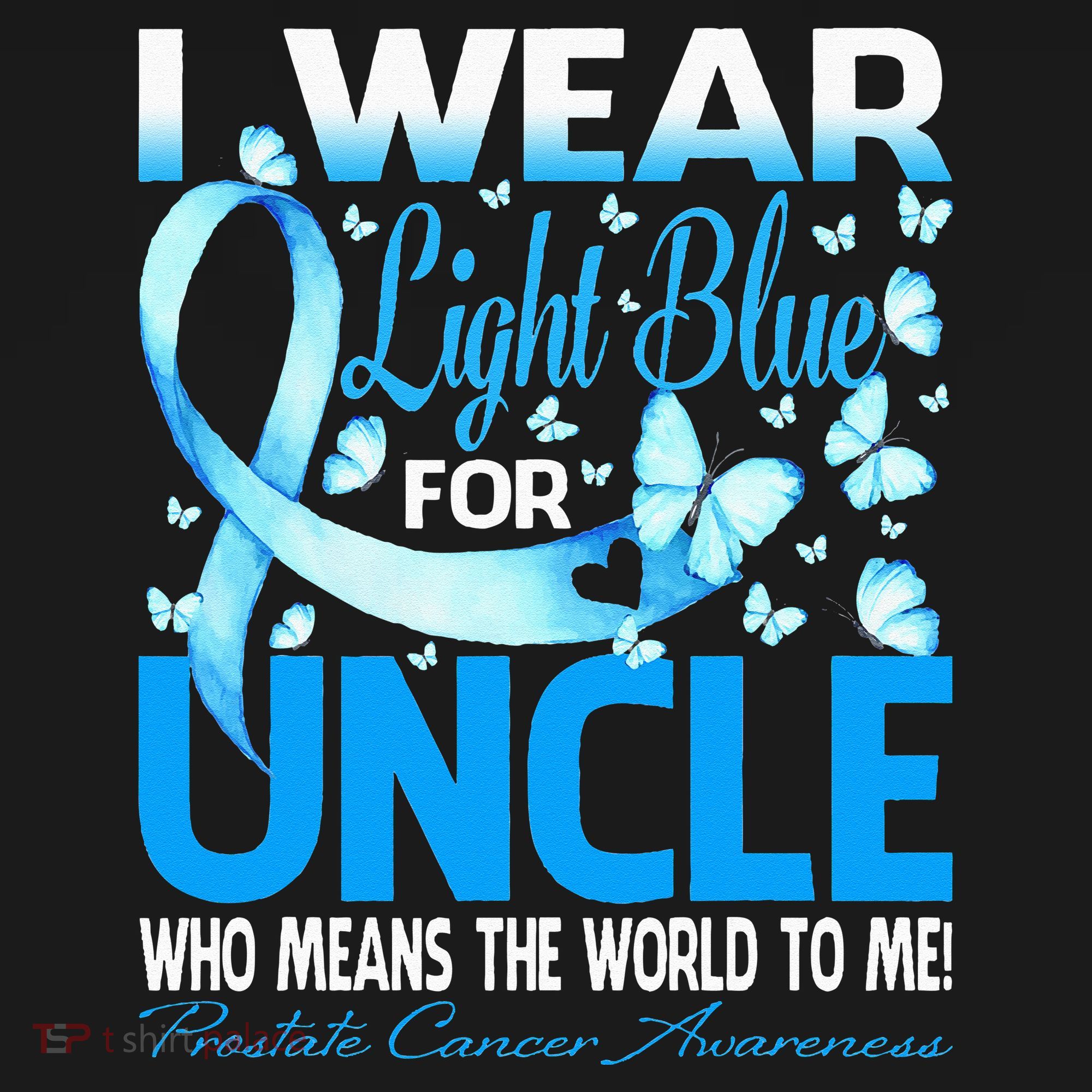I Wear Light Blue For My Uncle Prostate Cancer Awareness Women's Hoodie