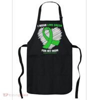 I Wear Lime Green For My Mom Lymphoma Cancer Awareness Apron thumb 0
