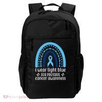 I Wear Light Blue For Prostate Cancer Awareness Backpack thumb 0
