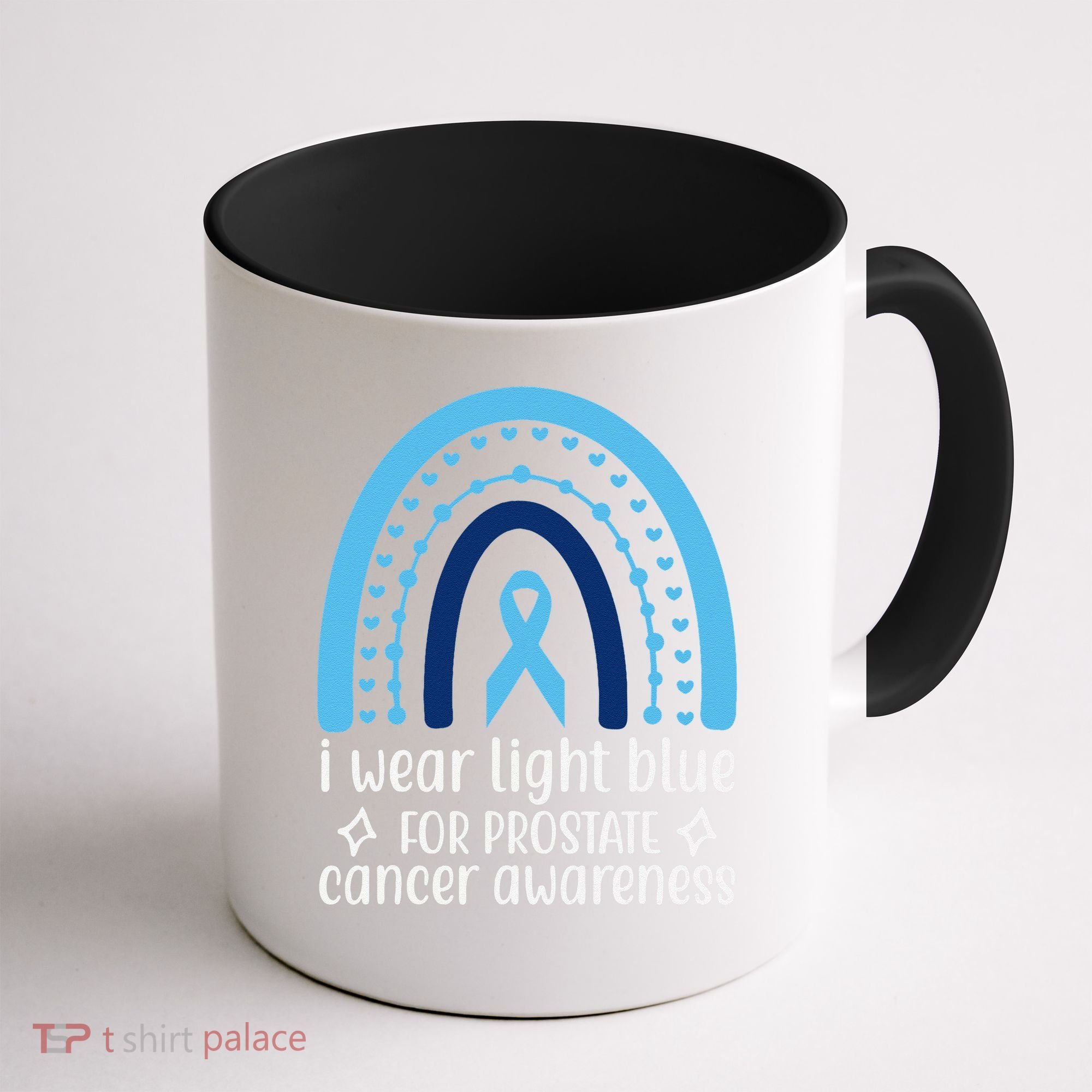 I Wear Light Blue For Prostate Cancer Awareness Coffee Mug