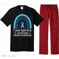 I Wear Light Blue For Prostate Cancer Awareness Pajama Set thumb 0