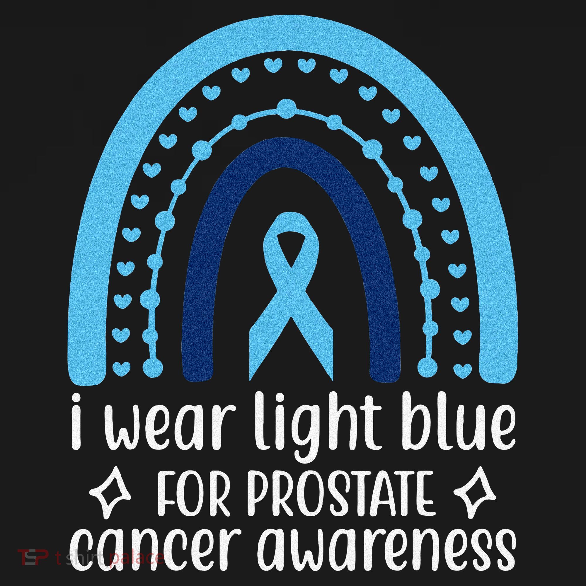 I Wear Light Blue For Prostate Cancer Awareness Women's Hoodie