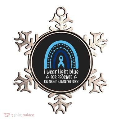 I Wear Light Blue For Prostate Cancer Awareness Ornament