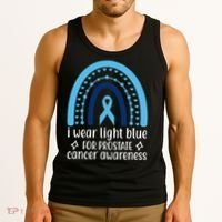 I Wear Light Blue For Prostate Cancer Awareness Tank Top thumb 3