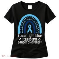 I Wear Light Blue For Prostate Cancer Awareness Women's T-Shirt thumb 0
