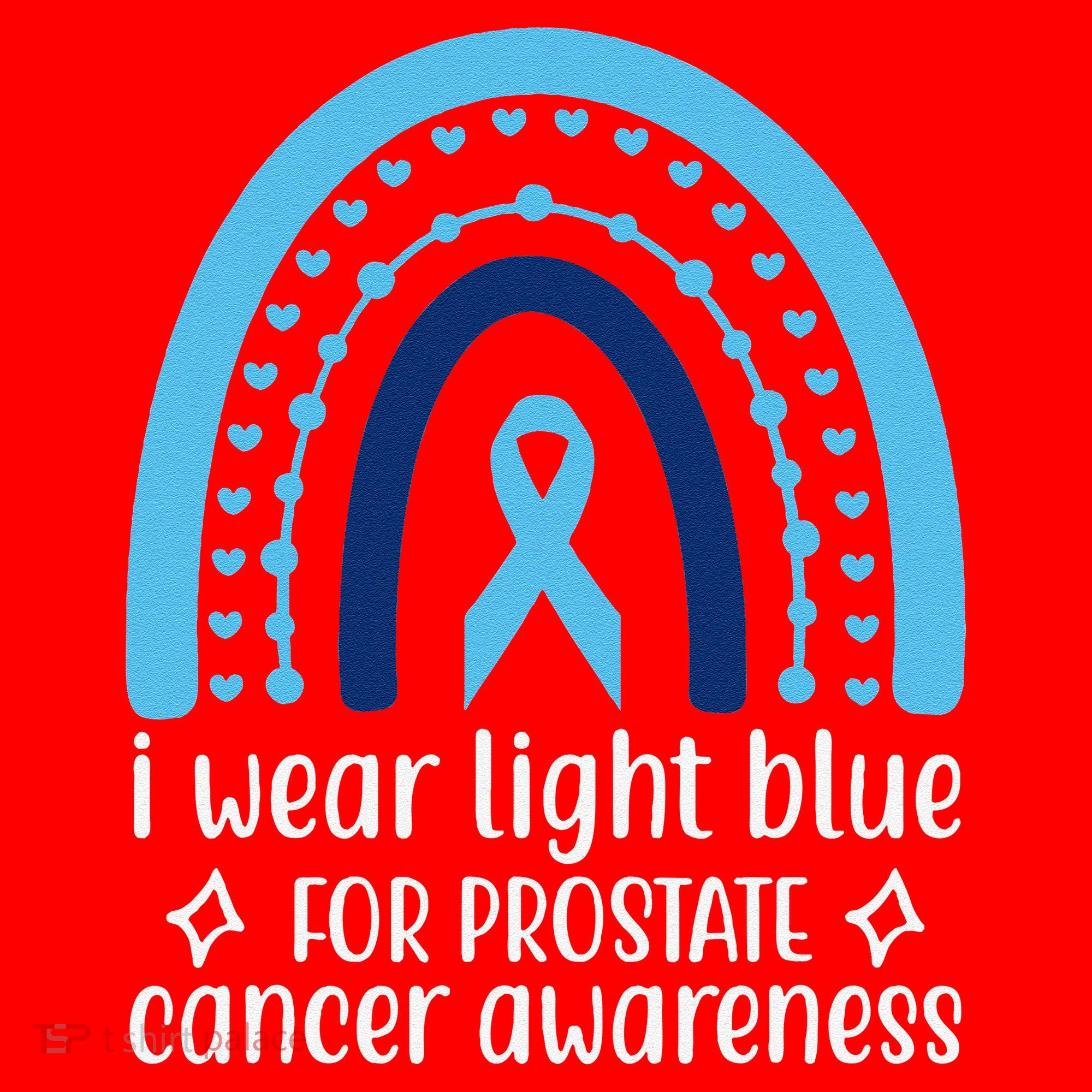 I Wear Light Blue For Prostate Cancer Awareness Santa Hat
