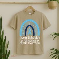 I Wear Light Blue For Prostate Cancer Awareness T-Shirt thumb 2